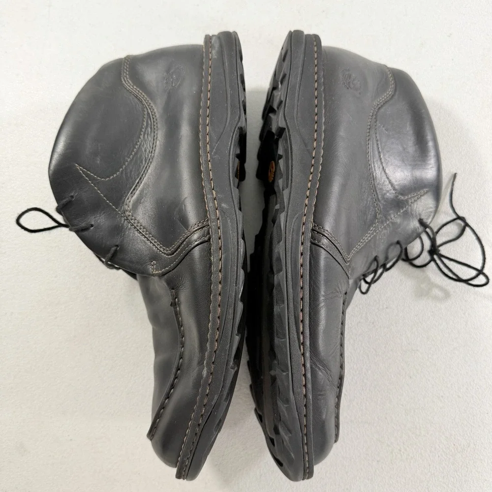 Timberland Smart Comfort Men's Black Leather‎ Moc Toe Chukka Boots Size 10.5 M